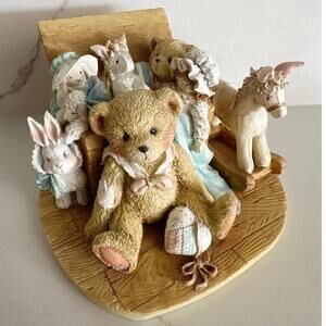 1991 Cherished Teddies 'Christopher'  Old Friends Are The Best Friends" figurine